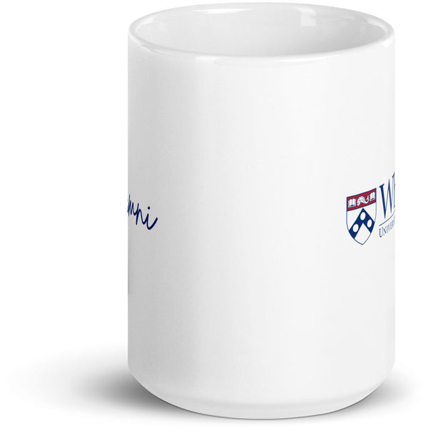 Alumni White glossy mug